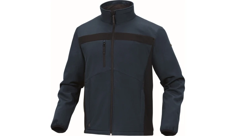 VESTE SOFTSHEL S LULEA2 BLEU/NOIRE