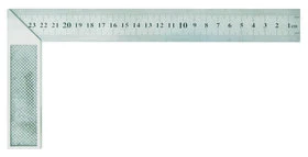 EQUERRE DROITE ET D'ONGLET. L.250 MM