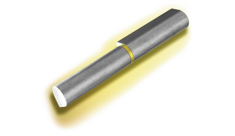 Paumelle à Souder Profilsoud en Acier Brut - 120x20 mm - Ref 544340 - Industrielle de Sedan