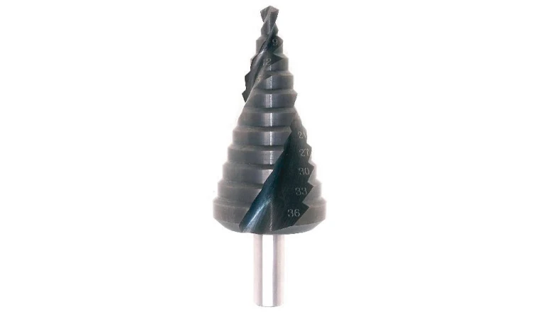 FRAISE ETAGEE HELICOIDALE HSS M2 TIALN 6 A 30