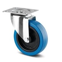ROULETTE PLATINE 100 PIVOT FREIN BLEU 958782