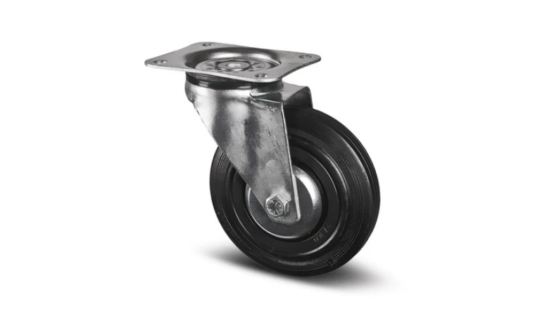 ROULETTE PLATINE 125 FIXE NOIR 901554