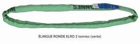 Élingue ronde jaune CMU 3 tonnes longueur 6 mètres  (EN-1492-2) Levac - 4428P60