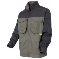 BLOUSON G-ROK VERT/CARBONE L POLY/COTON