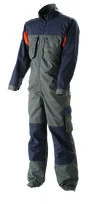 COMBI. G-ROK 1ZIP GRIS/ORANGE S POLY/COTON