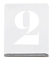 CHIFFRE POCHOIR ALU 50MM JEU10
