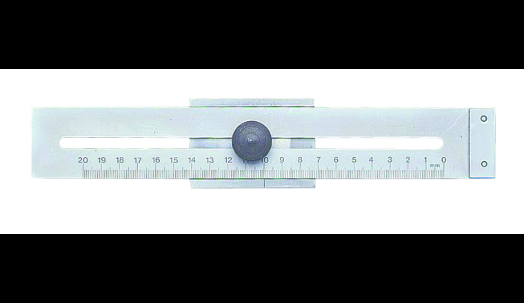 JAUGE PARALLELE DE TRACAGE LG250 MM ACIER CHROME G