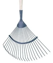 Balai à gazon fil dents rondes manche 1m50 Perrin 578150