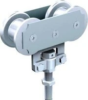 Monture fixation sur chant avec 2 galets  vis M14 longue 0265L Mantion