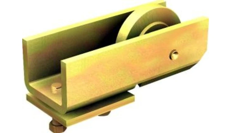 SUPPORT D'EXTREMITE A GALET RAIL 9060