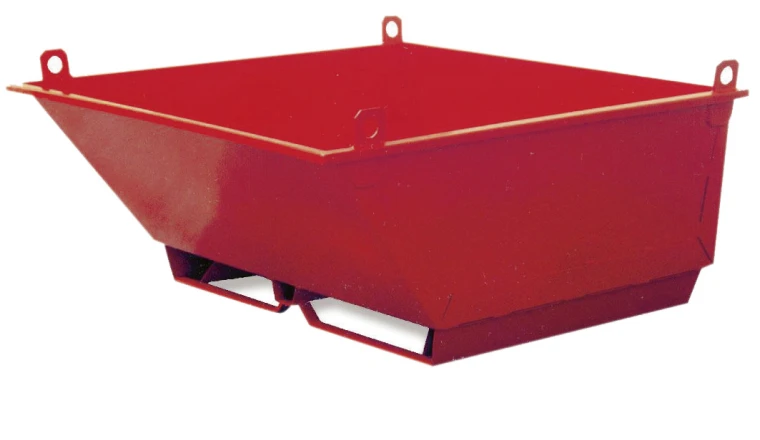 BAC A BETON RECTANGULAIRE 500L DB500