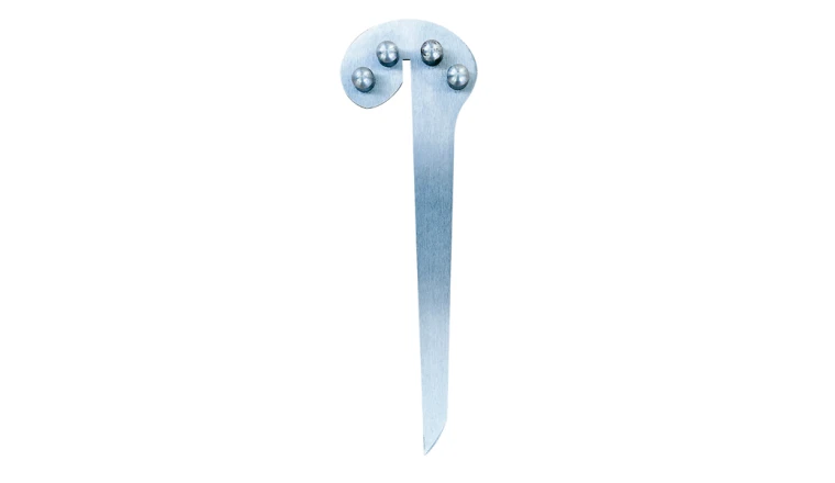 EQUERRE A CENTRER INOX 170 MM
