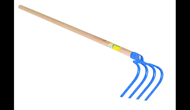 Croc de jardin à douille 4 dents 21cm emmanché Perrin 633221