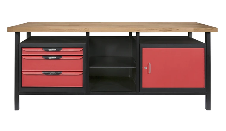 ETABLI PRO 1 PORTE + 3 TIROIRS - 2M