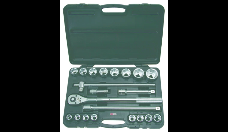 COFFRET DOUILLES PL 3/4 21PCES KS TOOLS