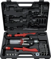 COFFRET DE PINCE A RIVETS ET ECROUS AVEUGLES INSERT - 2 BRAS PLIANTS
