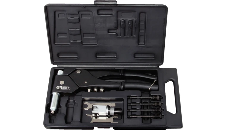COFFRET DE PINCES A RIVETS. ECROUS AVEUGLES INSERT