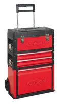 SERVANTE MOBILE BI-MATIERE 2 TIROIRS 1 KS TOOLS