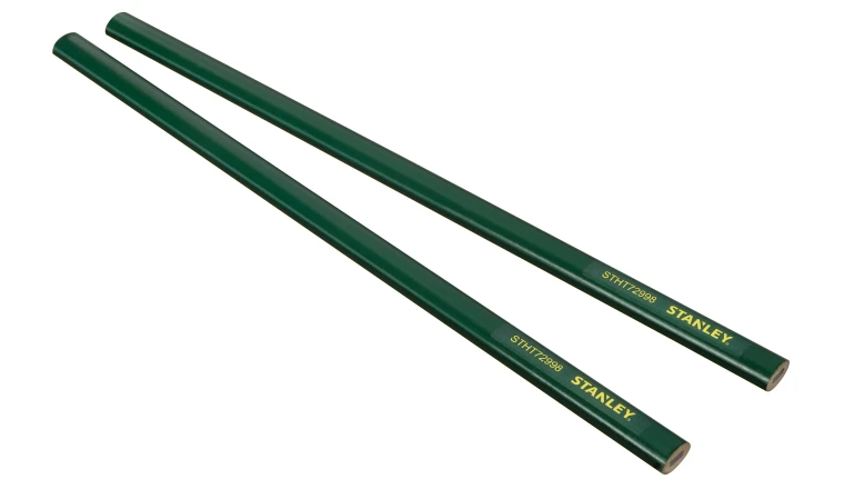 CRAYON DE MACON 30CM CORPS VERT - CARTE 2 PCS