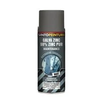 Peinture galva zinc 98% zinc pur mat 250°C 400ml Sinto