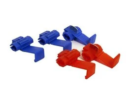 Lot de 10 Cosses Auto-dénudantes Rouge pour Fil de 0.5 à 1 mm² Ref 711084 - Debflex