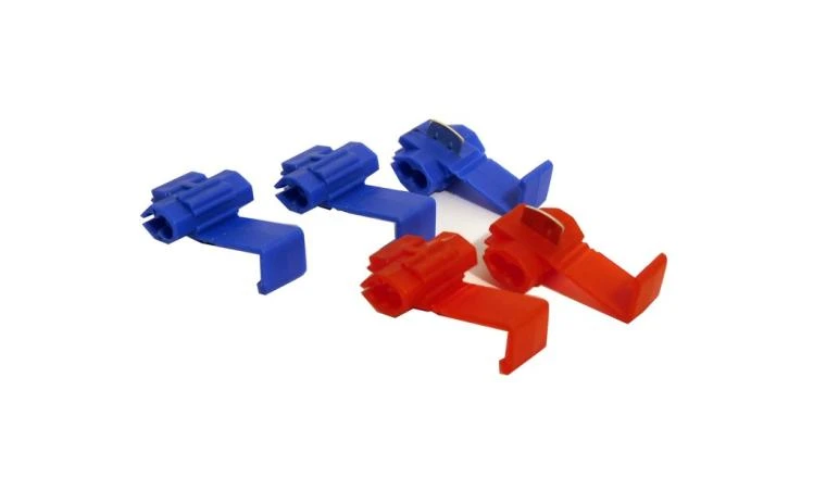 Lot de 10 Cosses Auto-dénudantes Rouge pour Fil de 0.5 à 1 mm² Ref 711084 - Debflex