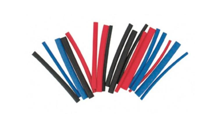 Gaines thermo rétractables de 1,6 à 5mm différents coloris