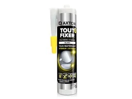 COLLE FIXATION INT/EXT POLYMERE AXTON EXTREMFIX BLANC CART 290ML