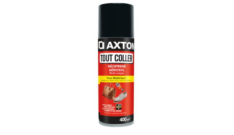COLLE D'ASSEMBLAGE CONTACT NEOPRENE LIQUIDE AXTON JAUNE SPRAY 400ML