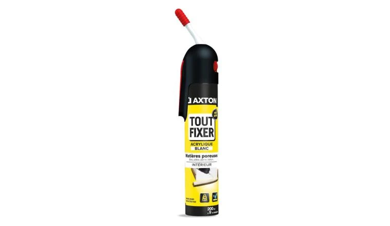COLLE FIXATION INTERIEUR ACRYLIQUE AXTON SUPERFIX BLANC TUBE 200ML