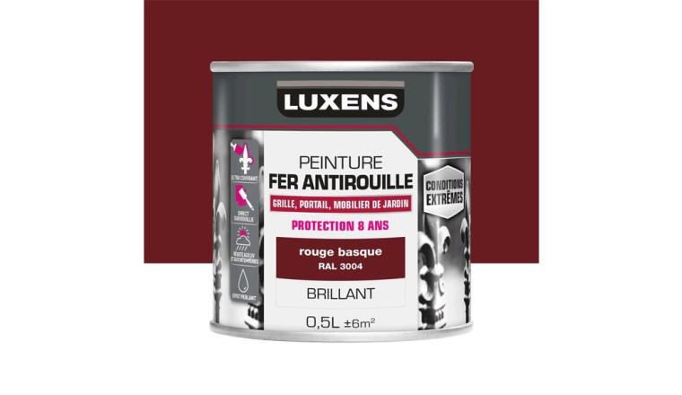 PEINTURE FER EXTERIEUR ROUGE BRILLANT 0.5L