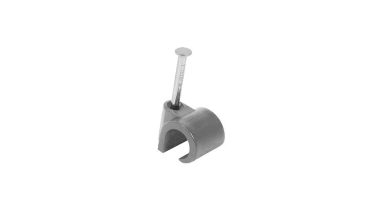 ATTACHE FIL DIAMETRE 8 A 12MM L14MM GRIS SACHET DE 25