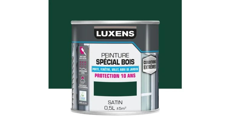PEINTURE BOIS EXTM SAT 0L5 VRT