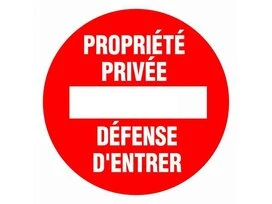 DISQUE DIAM 300 PROPRIETE PRIVEE DEFENSE D ENTRER D136