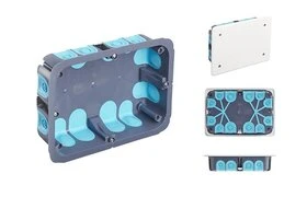 Boîte de Dérivation pour Cloison Sèche - 170 x 110 x 40 mm - Ref 718610 - DEBFLEX