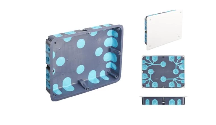 Boîte de Dérivation pour Cloison Pleine - 230 x 170 x 50 mm - Ref 718540 - DEBFLEX