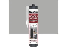 MASTIC ETANCHEITE FACADE/TOITURE POLYMERE HYBRIDE AXTON GRIS C. 280ML
