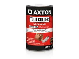 COLLE D'ASSEMBLAGE CONTACT NEOPRENE GEL AXTON POT METAL 250ML/218G