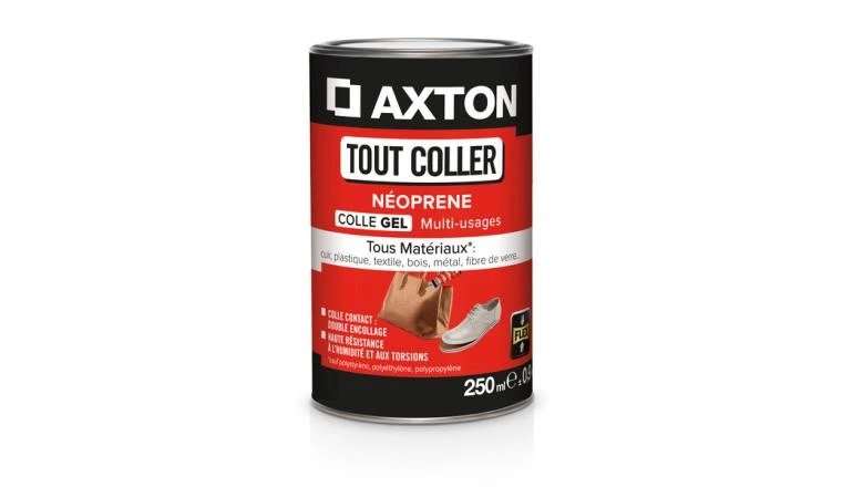 COLLE D'ASSEMBLAGE CONTACT NEOPRENE GEL AXTON POT METAL 250ML/218G