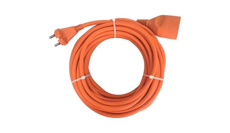 RALLONGE DE JARDIN 16A H05VVF 2G1.5MM 10 METRES ORANGE LEXMAN