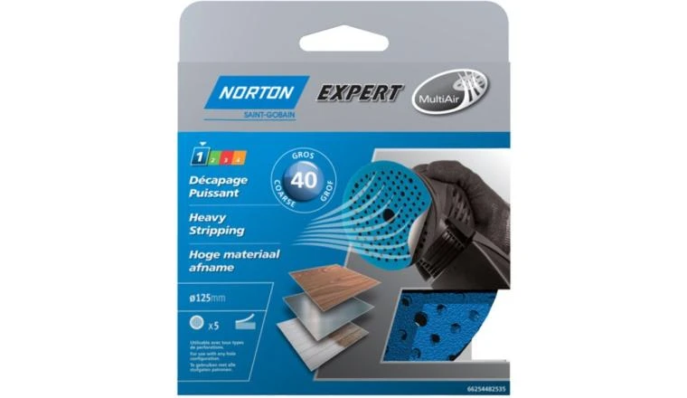 DISQUE ABRASIFS NORTON GRAIN 40 X5