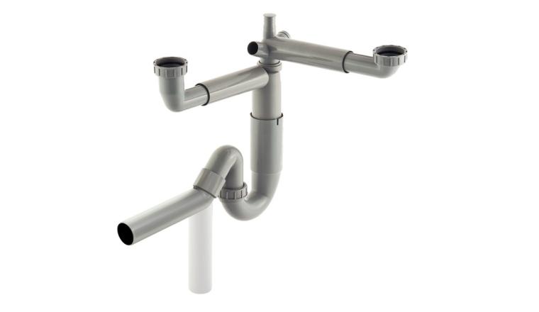BONDE EVIER INOX+TP PLEIN D90