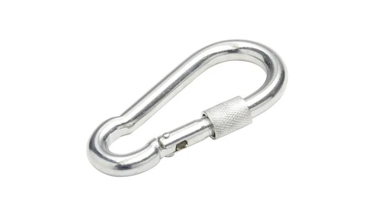 MOUSQUETON POMPIER/VIS 100MM ZN S1