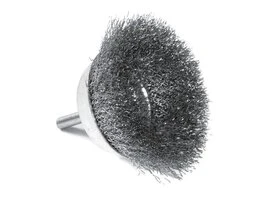 BROSSE COUPE SUR TIGE DE 6 MM O75 MM ACIER ONDULE 0.30 MM