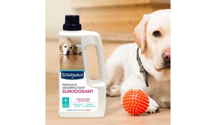 NETTOYANT DESINFECTANT SURODORANT 1L PARFUM FRUITS ROUGES