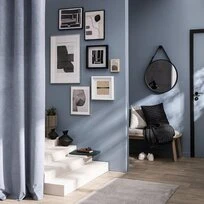 MIROIR BARBIER DIAM.43CM NOIR INSPIRE 