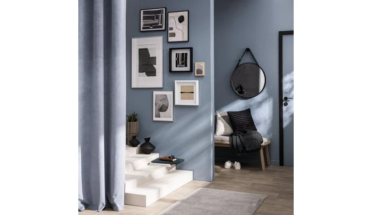 MIROIR BARBIER DIAM.43CM NOIR INSPIRE 