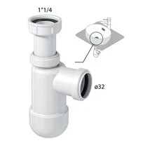 SIPHON LAVABO D32 REGL 135A180MM