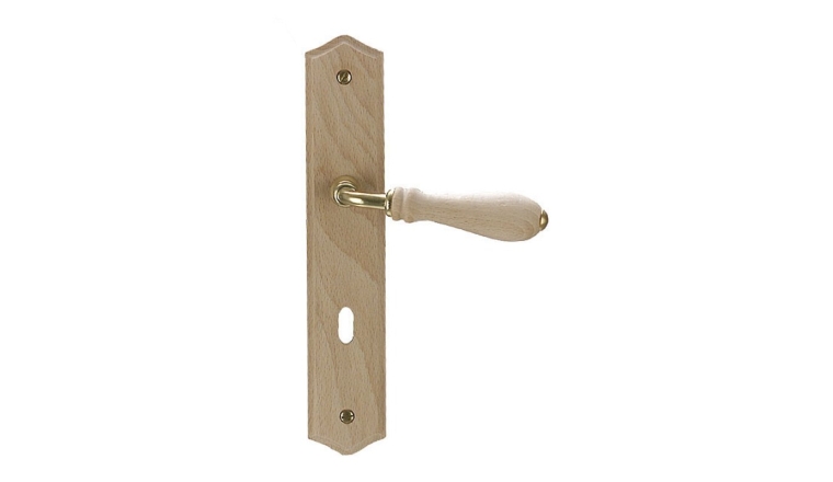 POIGNEE DE PORT ENSEMBLE BOIS BRUT L 195 SAC