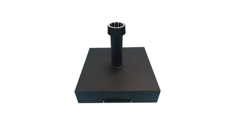 PIED DE PARASOL D.21 A 54MM REMPLI BETON 40X40X11